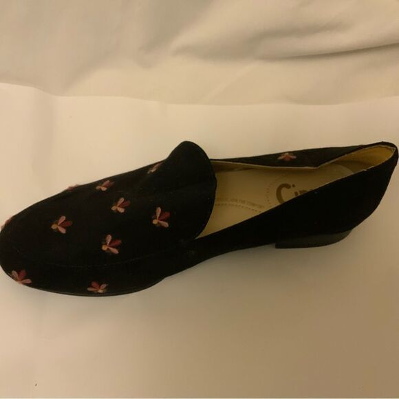 Circus by Sam Edelman Black Floral Print Harlem Loafers Women’s Size 7.5M - Picture 3 of 12